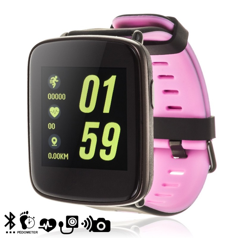 GV68 smartwatch with pedometer heart monitor notification of