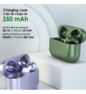 Auriculares InPods 13 Pro Bluetooth táctiles con base de carga,  sincronización automática con ventana emergente