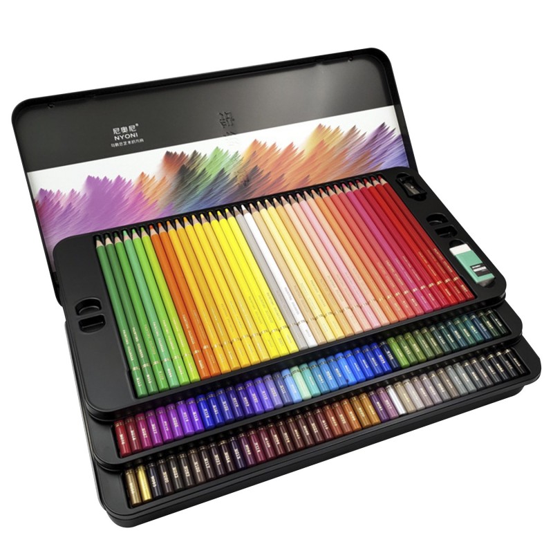 120 Lápices De Colores Set De Arte De Lápiz Profesional