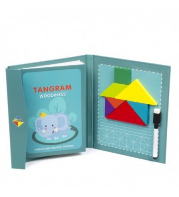 Libro Tangram con piezas de...