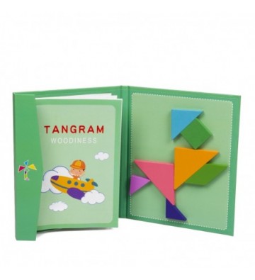 Libro con Tangram magnético...