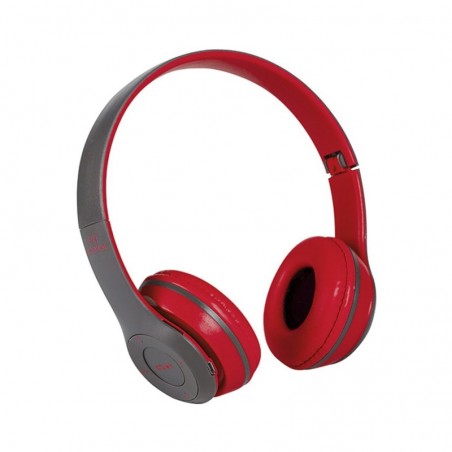 Compra Cascos auriculares P47 Bluetooth 5.0 +EDR con radio FM incorporada y  lector de Micro SD. Azul al por mayor