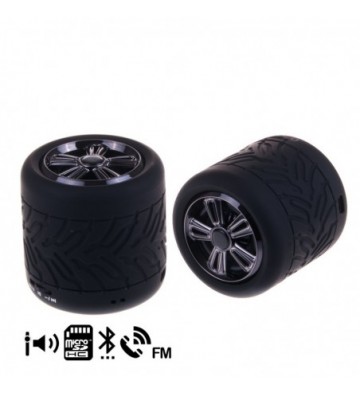 Tire shaped bluetooth speaker