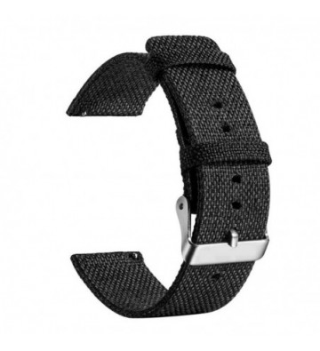 Cinturino universale in tela per orologi da 20 mm. Sistema di sgancio  rapido facile da cambiare.