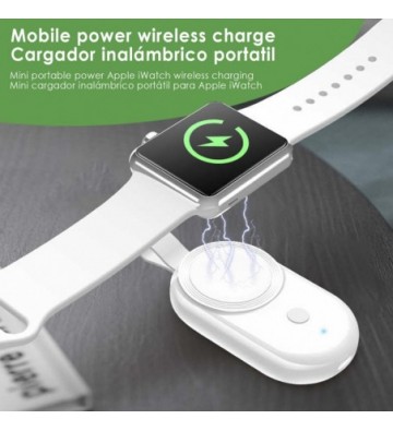Powerbank mit einer Kapazität von 1100 mAh, kompatibel mit Apple Watch  iWatch