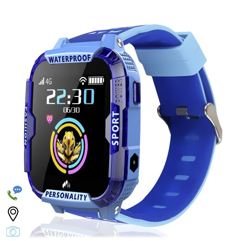 Smartwatch T19 4G per bambini GPS a 4 vie + AGPS + LBS + localizzatore WiFi