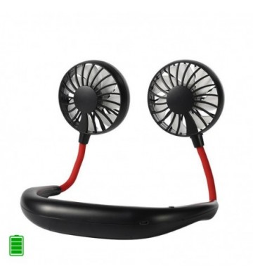 Mini dual headband neck fan...