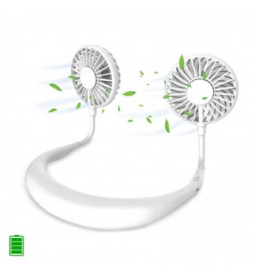 Mini dual headband neck fan...