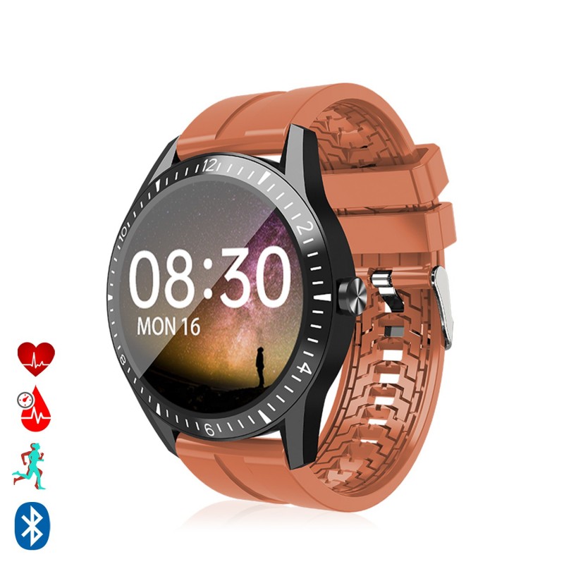 Y20 multisport-smartwatch met onderdompelbare hartslagmeter met wijzerplaat