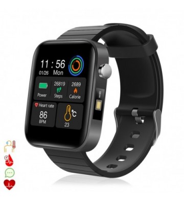 T68 smartwatch with body...