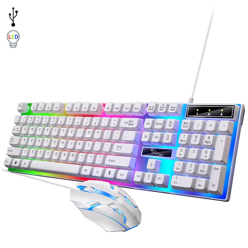 ⇒ Comprar Pack teclado+raton inalambrico 3 comf res dpi gaming