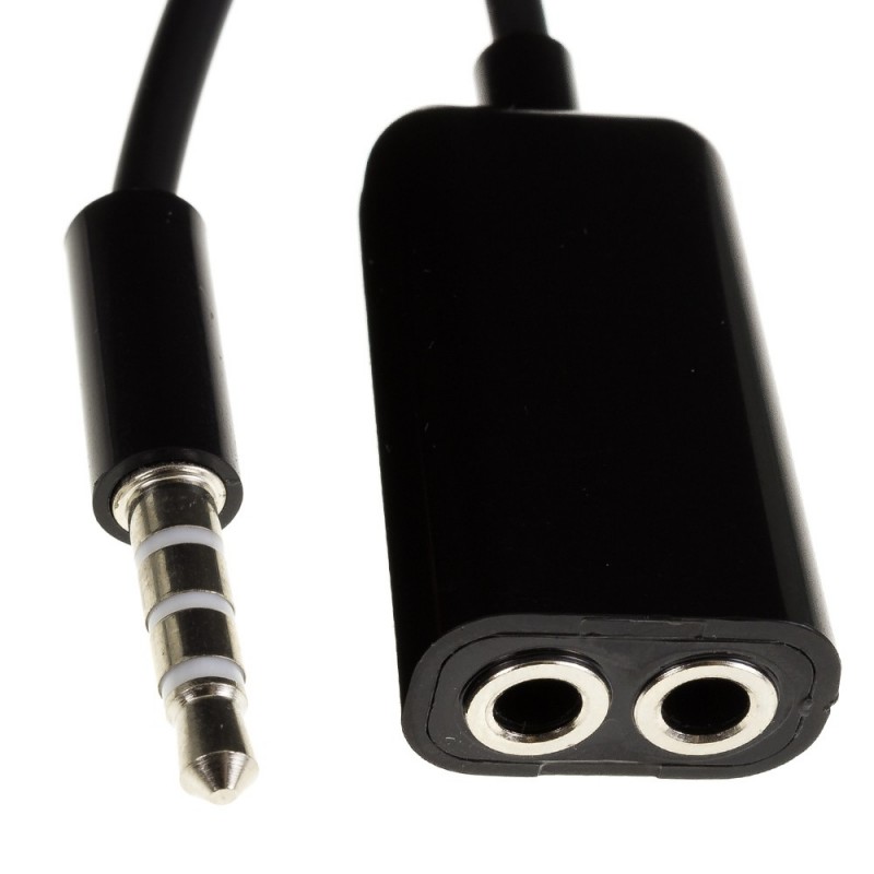 CÂBLE MINIJACK DOUBLE ENTRÉE